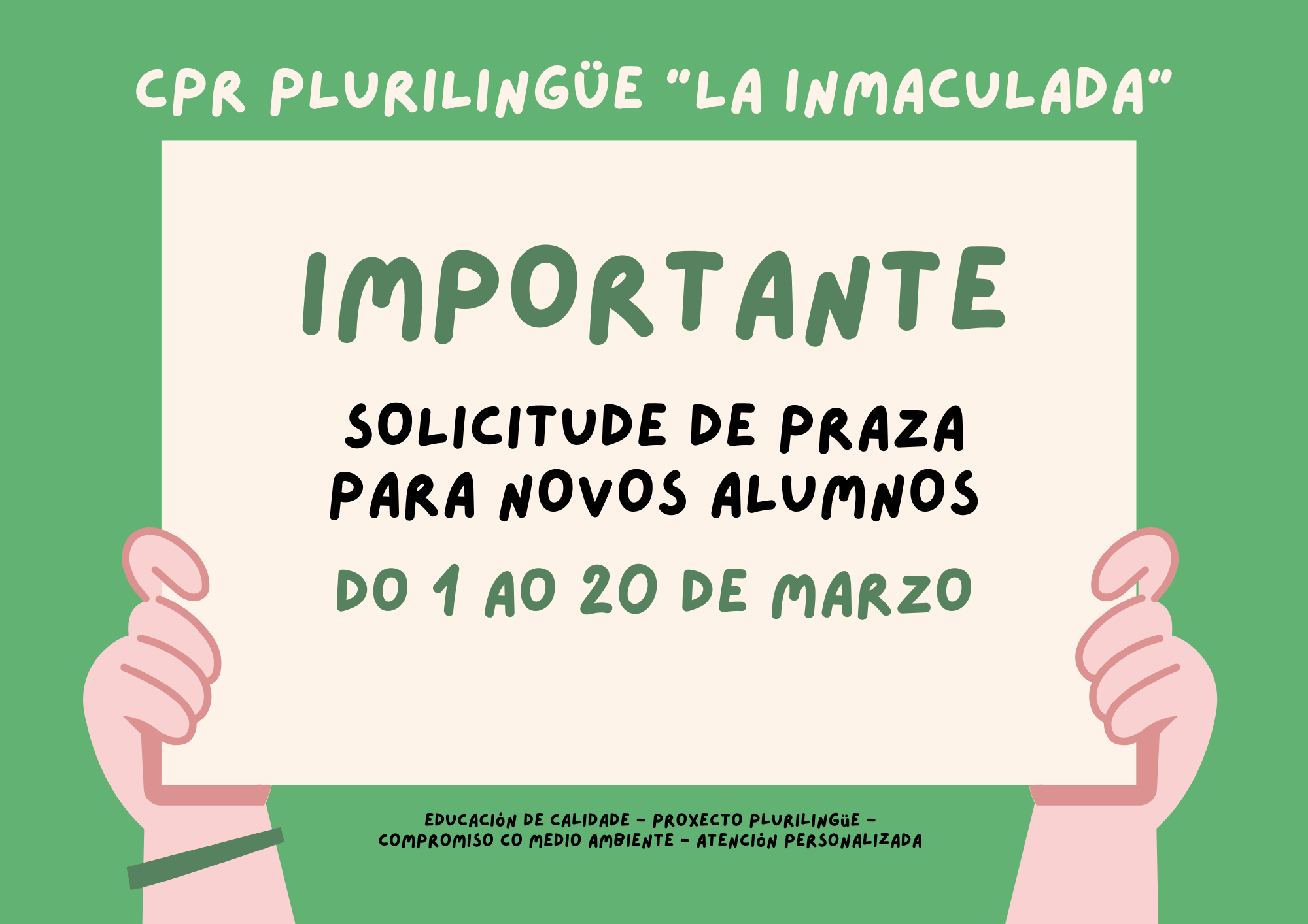 SOLICITUDE DE PRAZA